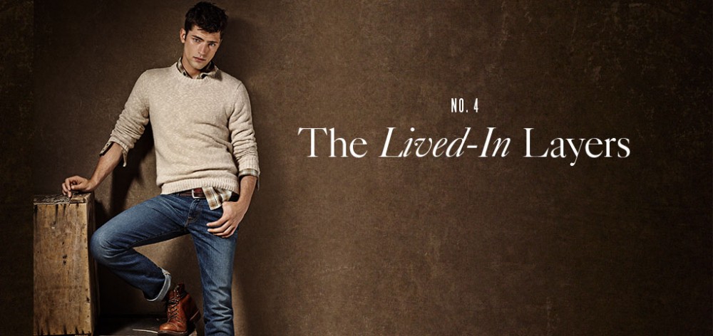 Sean O'Pry Wears Fall Styles for Lucky Brand – The Fashionisto