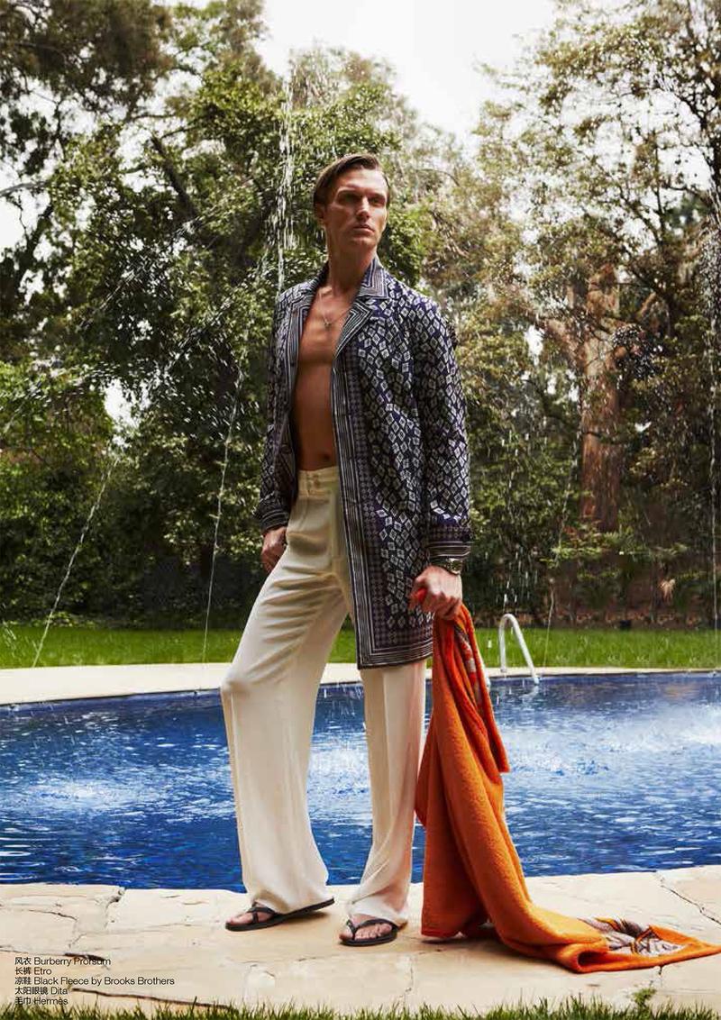 Shaun DeWet Goes Hollywood for GQ China