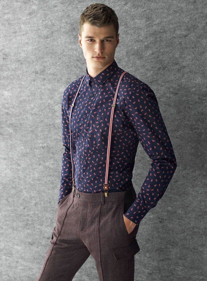 Arran Sly Graces Simons' Fall 2013 Lookbook