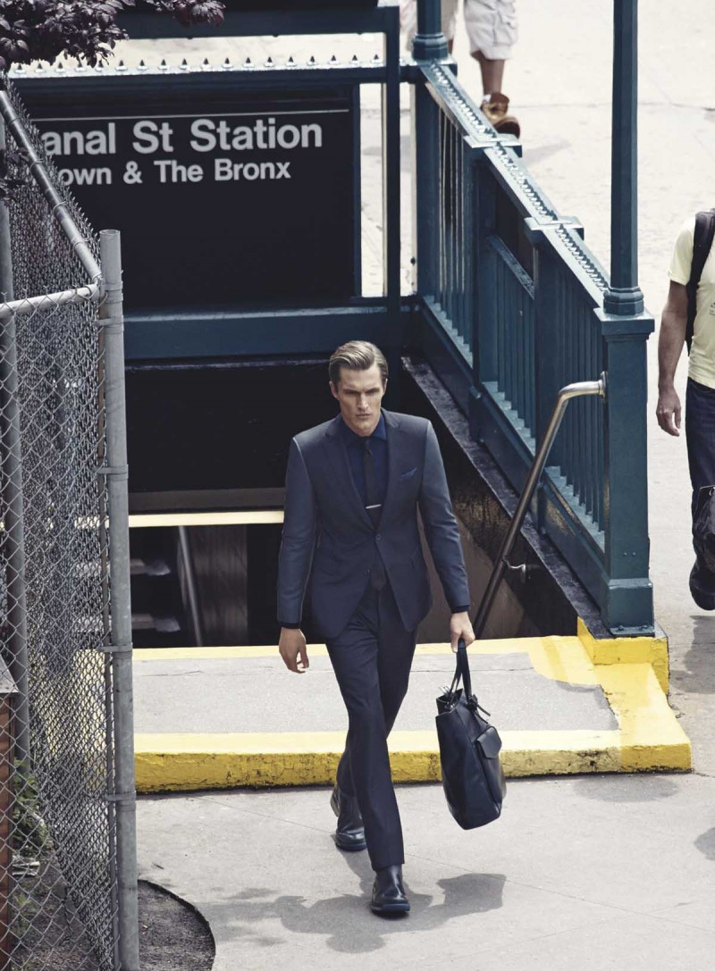Shaun DeWet Models Fall Suits for Details' September Issue – The ...