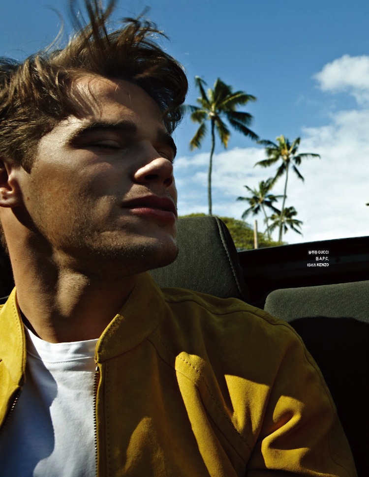 Tucker Des Lauriers Enjoys Summer For Gq Style Korea’s Latest Issue
