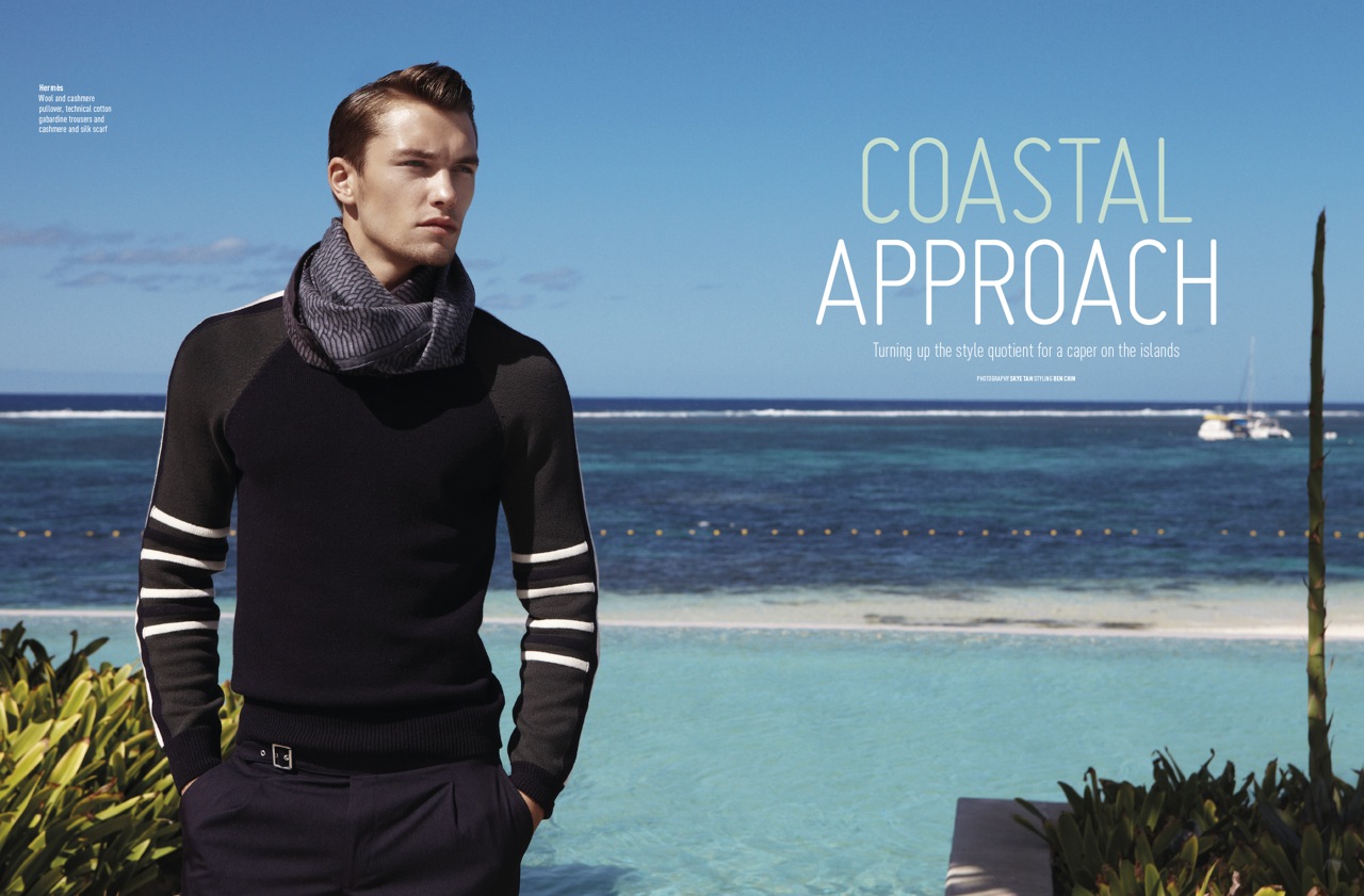 Lucas Garcez Hits the Coast for August Man