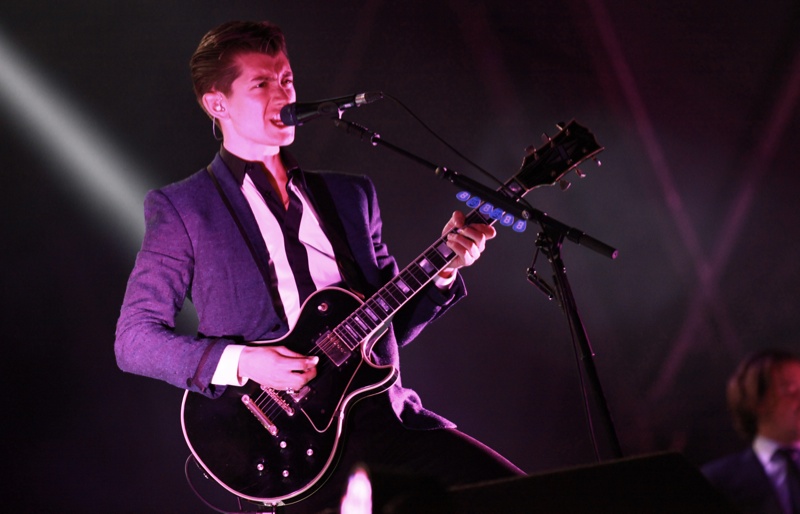 Alex Turner of Arctic Monkeys in Saint Laurent