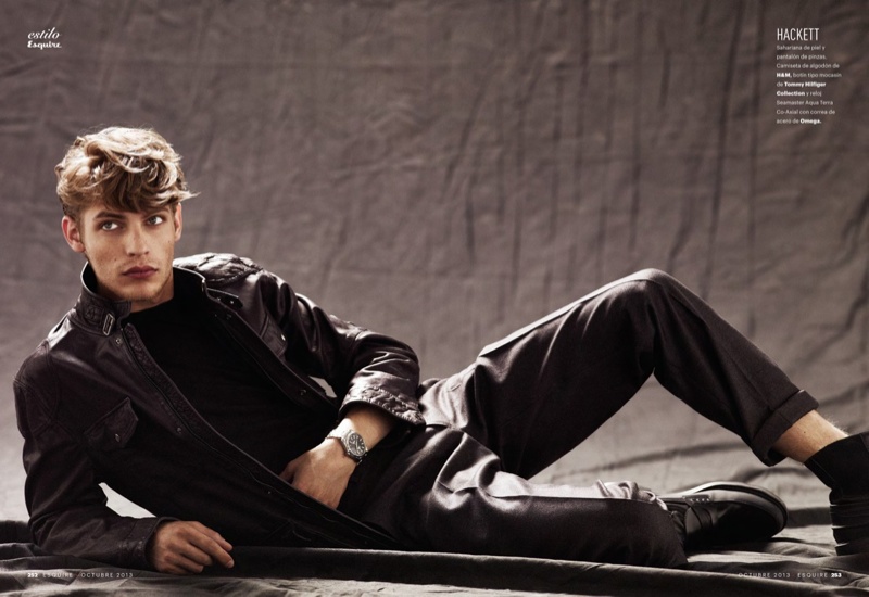 Baptiste Radufe Sports the Fall 2013 Collections for Esquire Espana