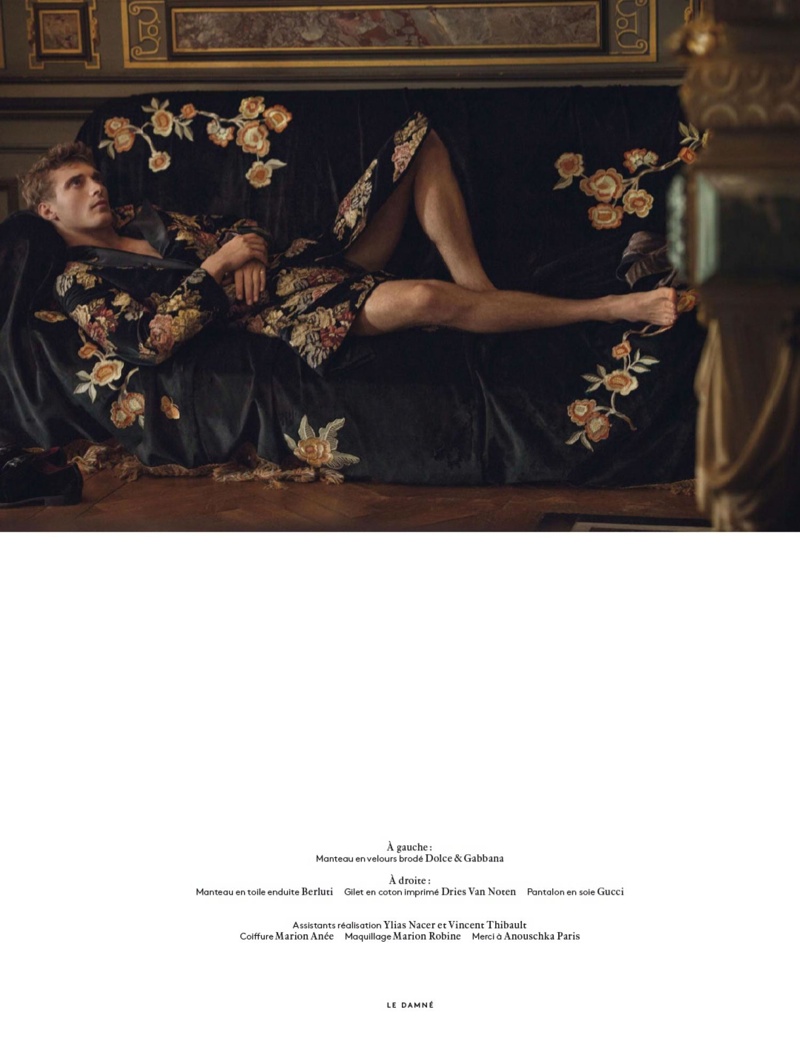 Clement Chabernaud is Damned for Vogue Hommes International