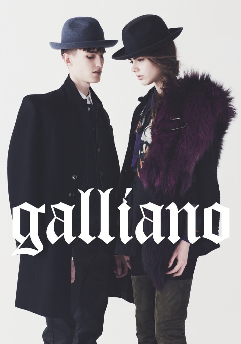 Kristoffer Hasslevall Fronts Galliano Fall/Winter 2013 Campaign