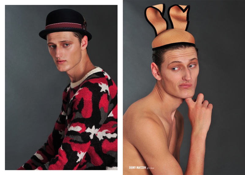 Top Model Benoni Loos Photographed for Carbon Copy