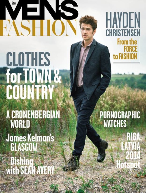 Hayden Christensen Covers the Fall Issue of Men’s Fashion