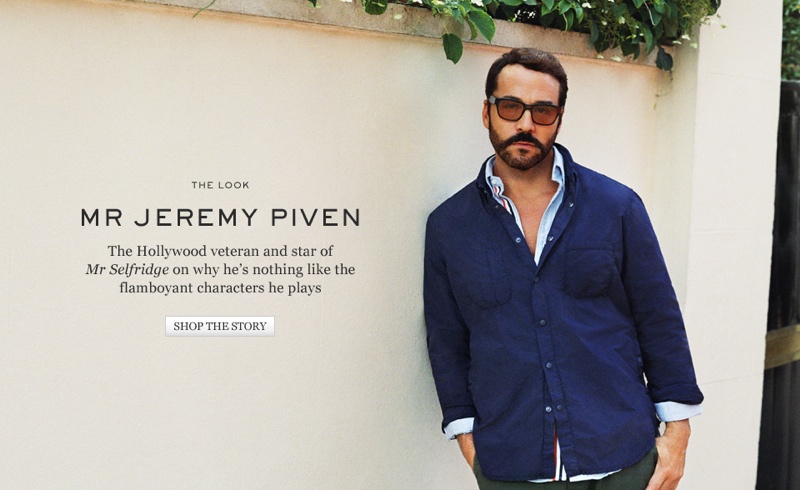 Jeremy Piven Sports Casual Fall Styles for Mr Porter