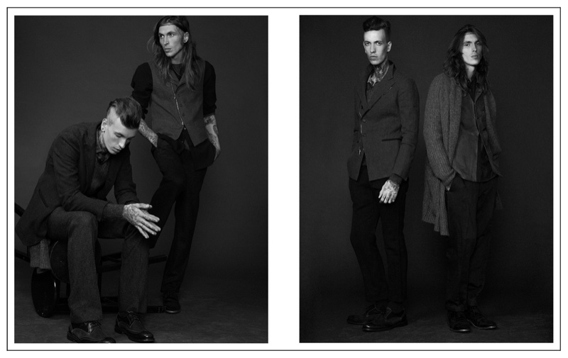 Bradley Soileau & Lawson Taylor Sport John Varvatos Fall/Winter 2013 Collection for Relapse Magazine