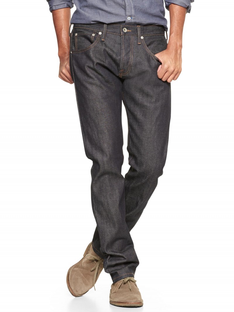 Gap x GQ Baldwin Henley Fit Jeans (raw selvage)