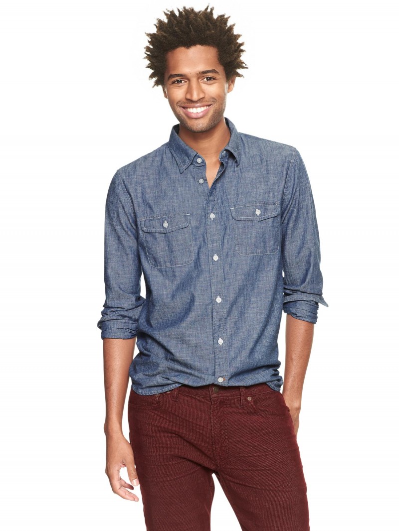 Gap x GQ Ernest Alexander Chambray Shirt