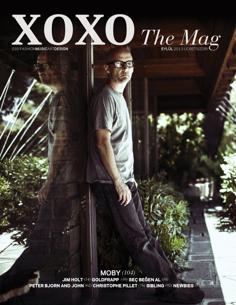 Moby Covers the September Issue of XOXO The Mag