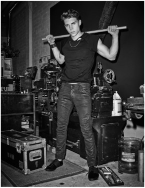 Nolan Gerard Funk for Flaunt – The Fashionisto