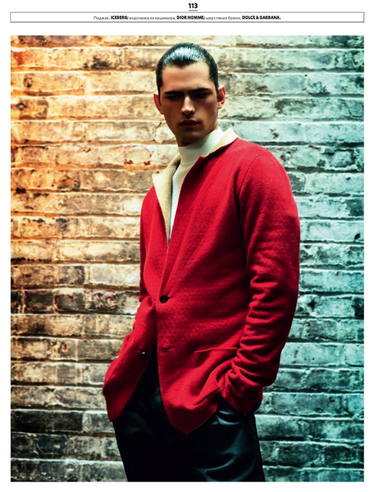 Sean O’Pry Rocks Fall Styles for GQ Style Russia