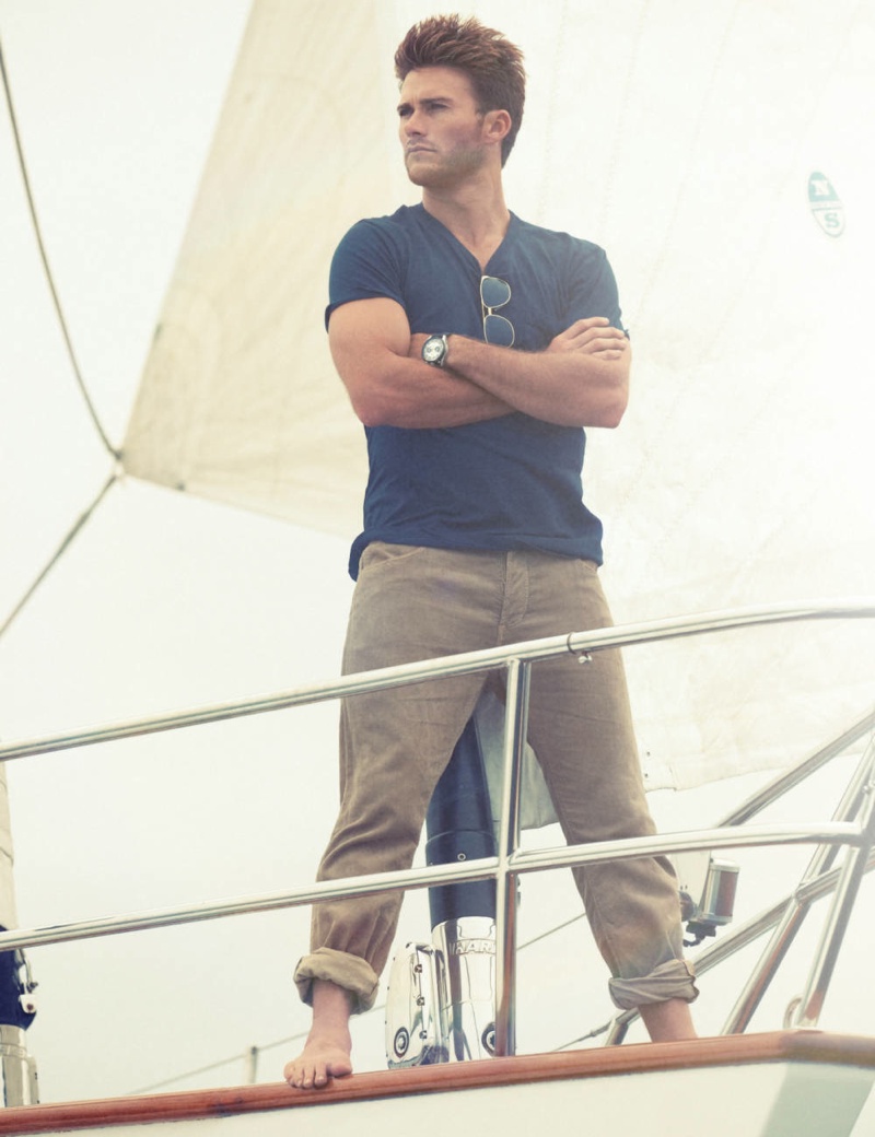 Scott Eastwood Revealed for Town & Country