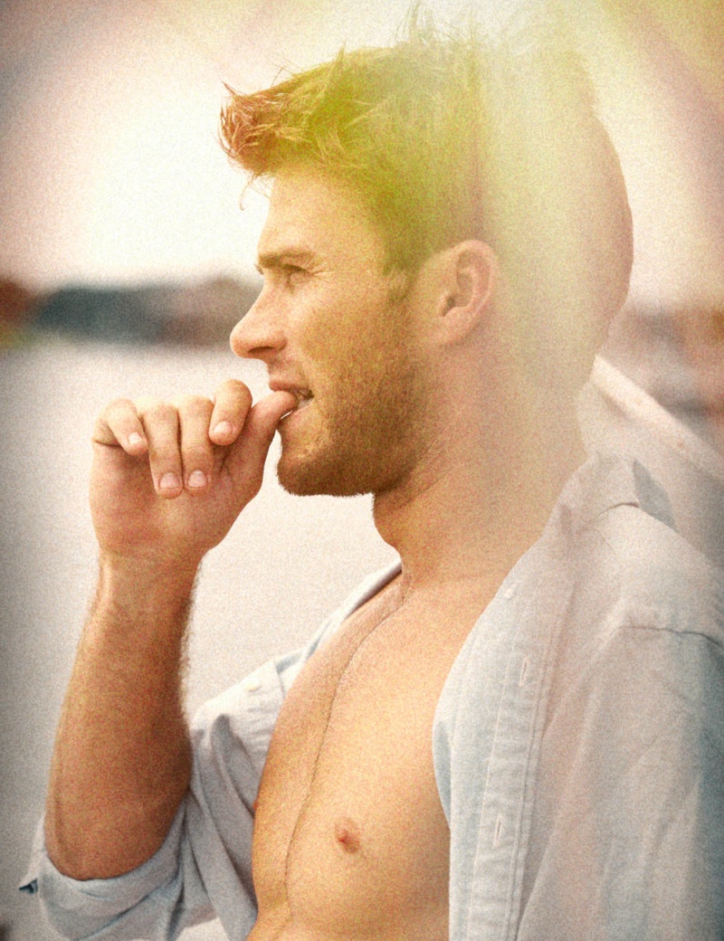 Scott Eastwood Revealed for Town & Country