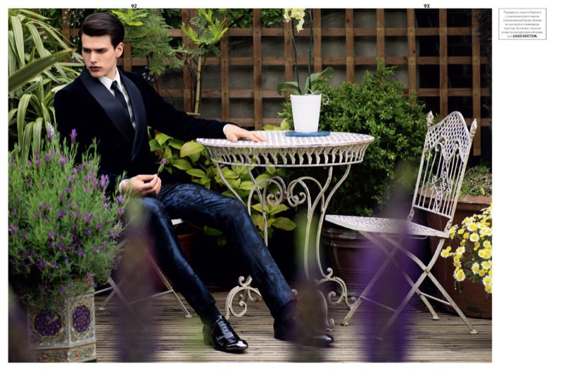 Simon Van Meervenne Dons Dapper Fall Styles for GQ Style Russia