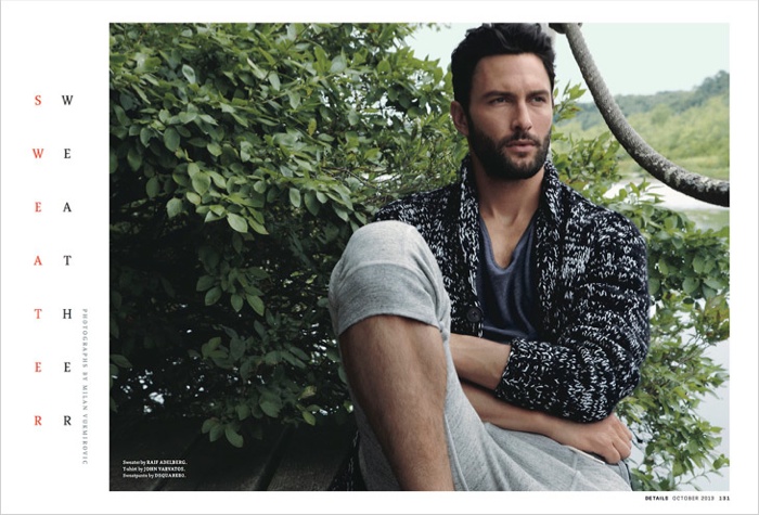 Noah Mills & RJ Rogenski Don Fall Sweaters for Details
