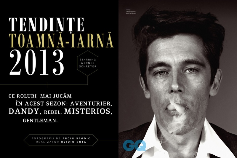 Werner Schreyer Dons Serious Fashions for GQ Romania