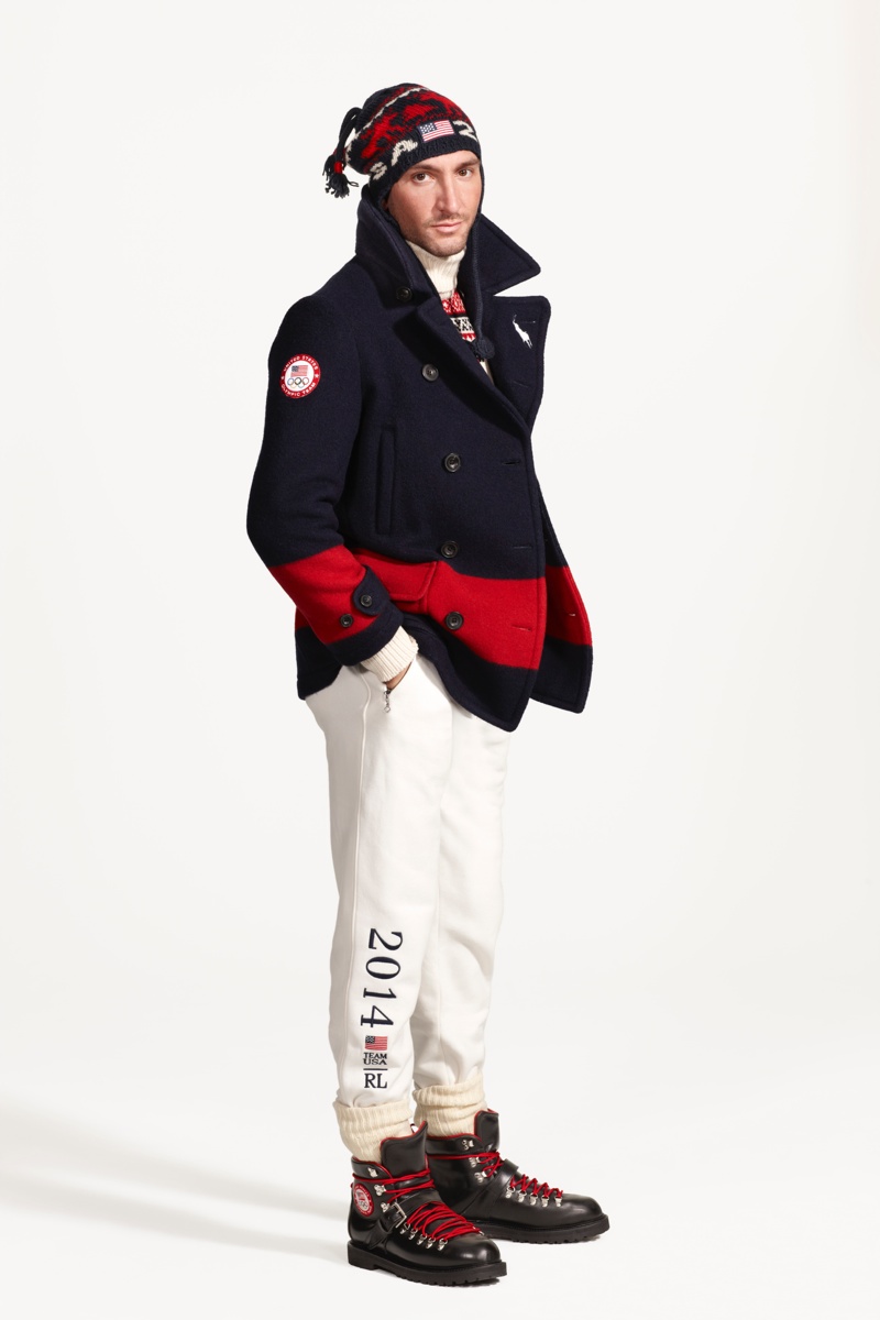 Evan Lysacek in Ralph Lauren Closing Ceremony