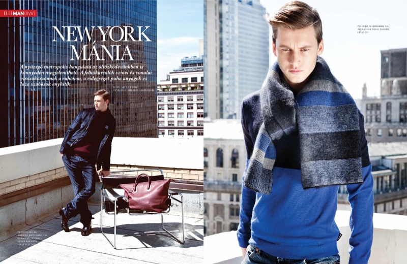 Alfred Kovac Heads to the Big Apple for Elle Man Hungary