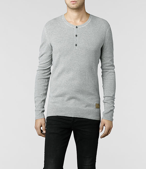 AllSaints Gotland Grandad Jumper