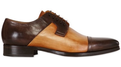 Brecos Two Tone Leather Derby Shoes