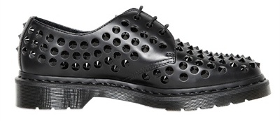 Dr Martens Studded Matte Derby Shoes