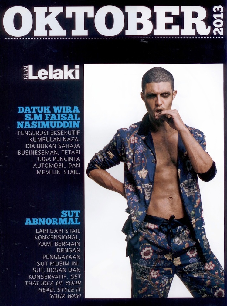 Gui Costa Dons Suiting with a Twist for Glam Lelaki