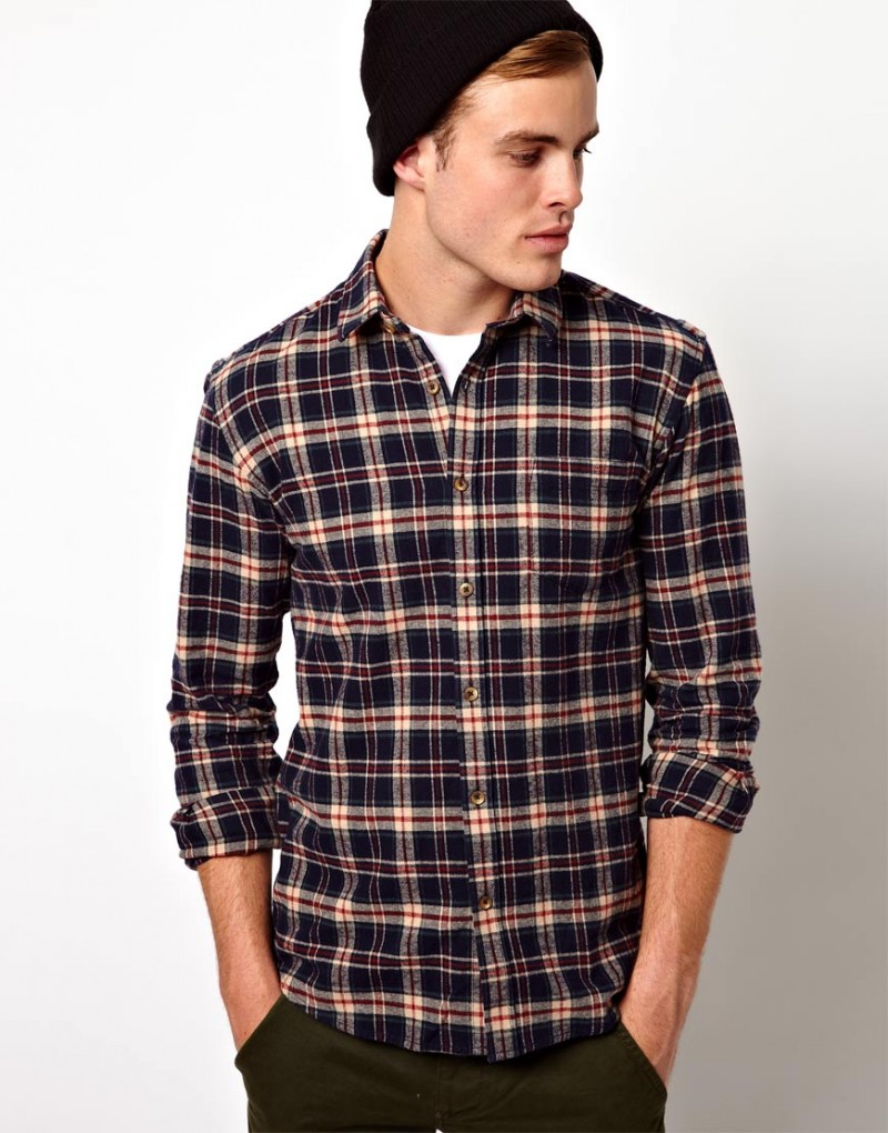 Selected Check Flannel Shirt