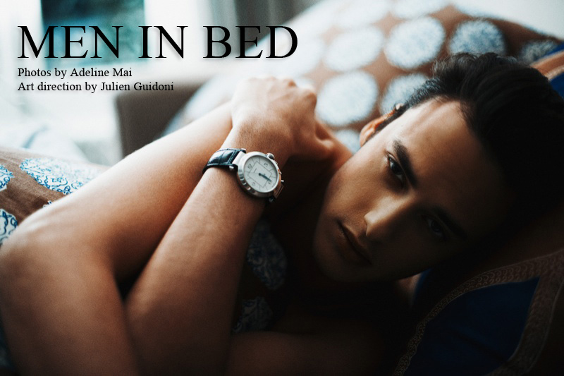 men in bed