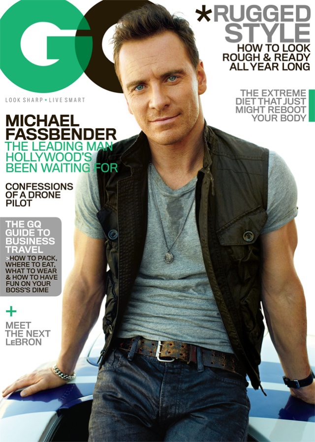 Michael Fassbender Covers the November Issue of GQ
