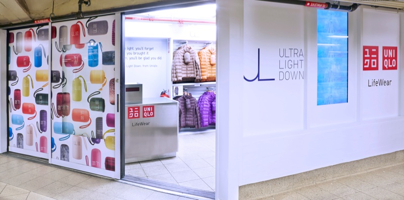 UNIQLO Opens Union Square Subway Station Pop-up Shop for the Holidays