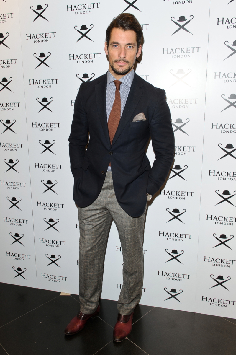 David Gandy, Freddie Fox, Oliver Cheshire + More Attend Hackett London ...