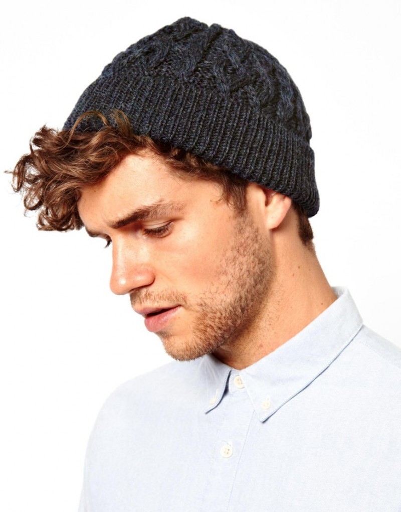 ASOS Beanie Hat in 100% British Wool