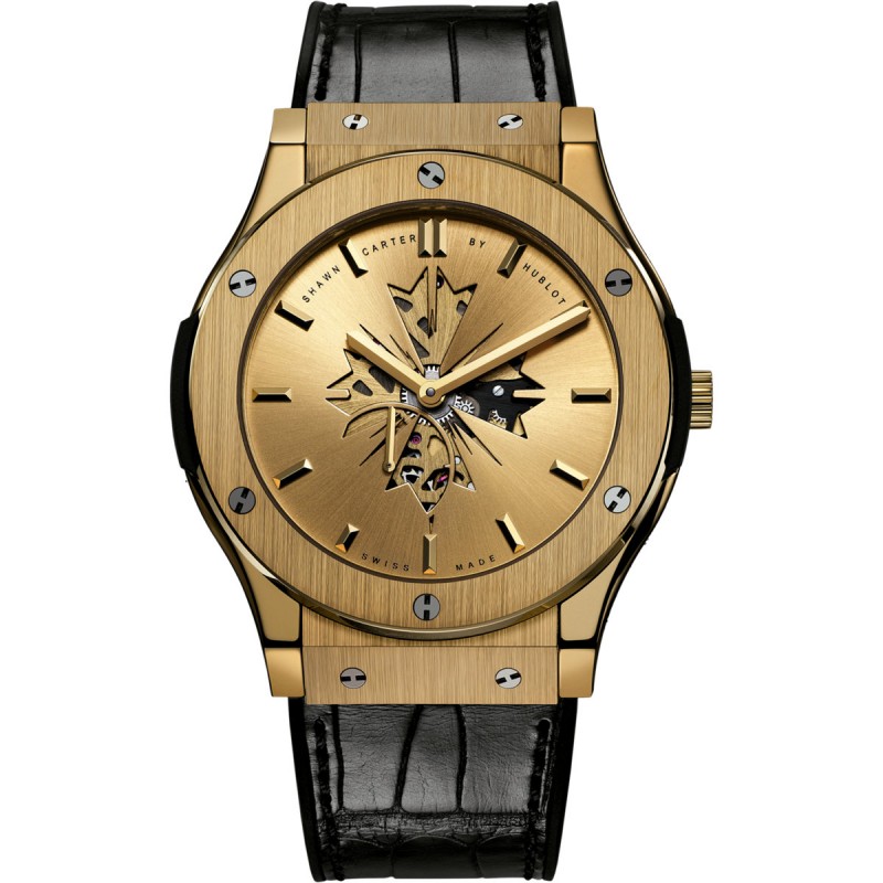 Hublot 18k Gold Shawn Carter By Hublot 45mm Classic Fusion