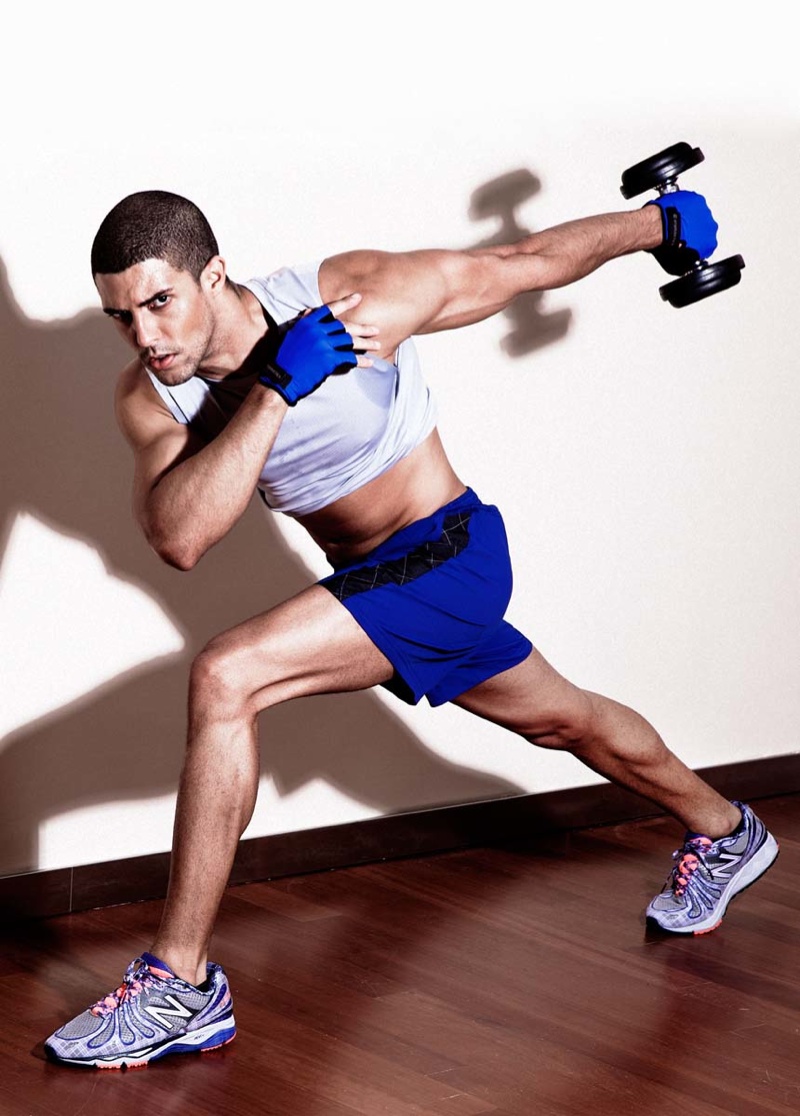 Gui Costa Gets in a Workout for Men's Fitness Turkey