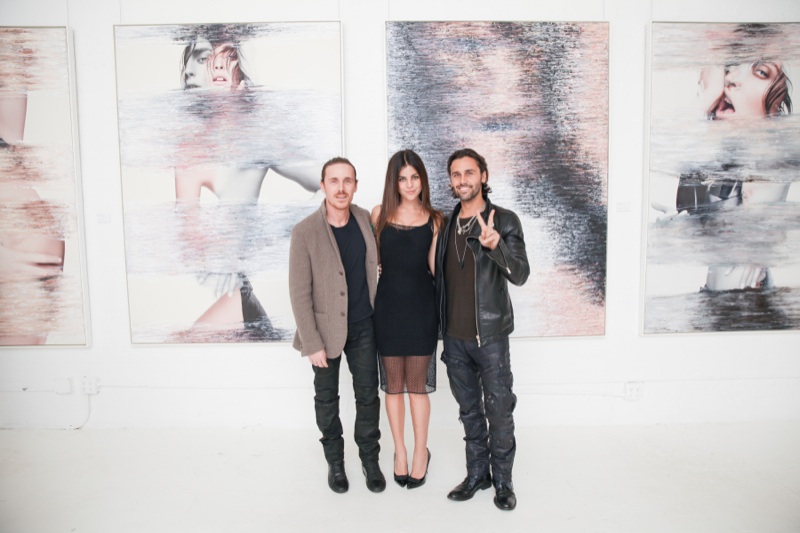 Cristian Borillo, Julia Restoin Roitfeld, Martin Cespedes