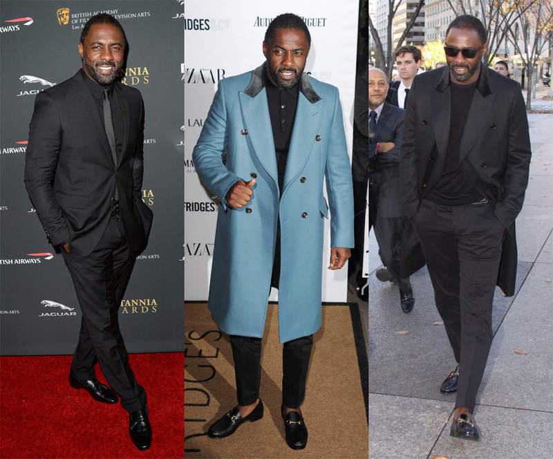 Idris Elba Embraces Winter Style with Burberry & Gucci