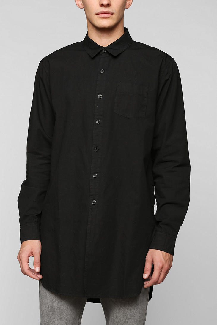 KC By Kill City Long Button-Down Shirt