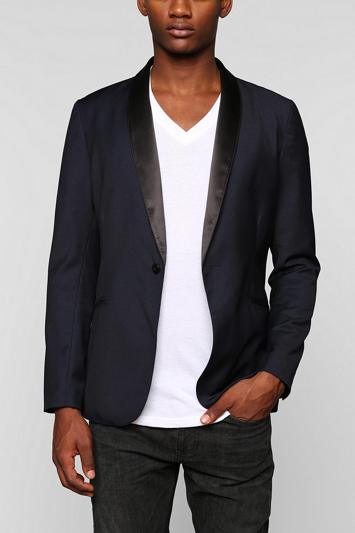 KC By Kill City Midnight Silk Collar Blazer