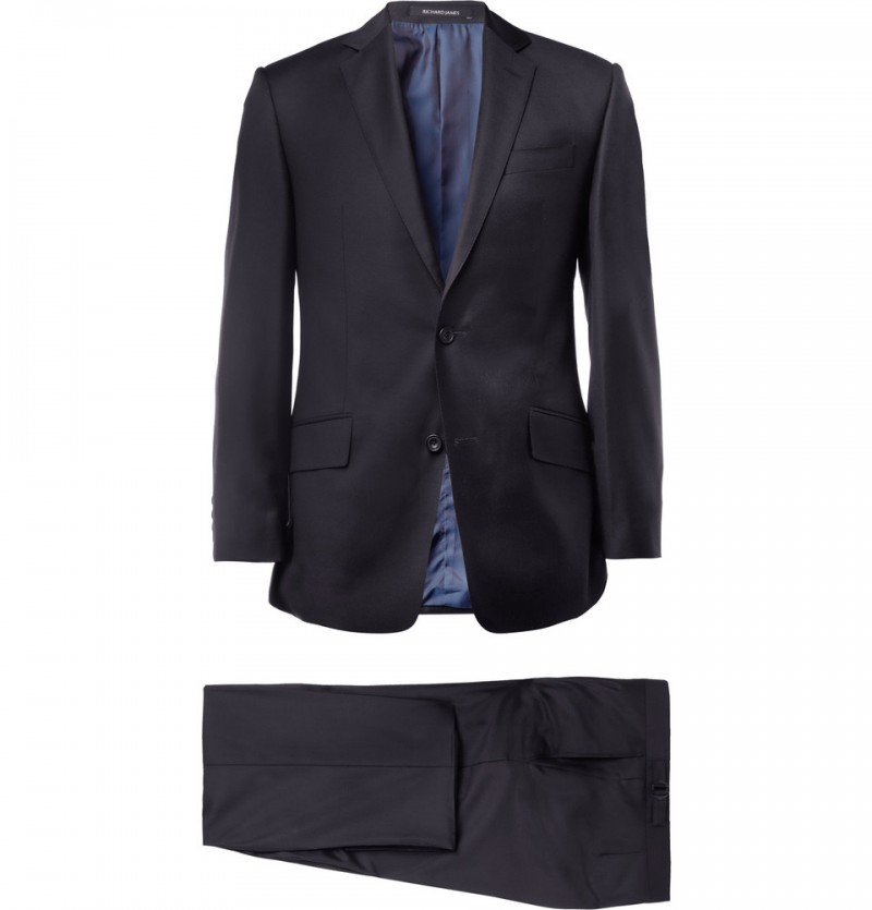 Richard James Navy Wool Suit