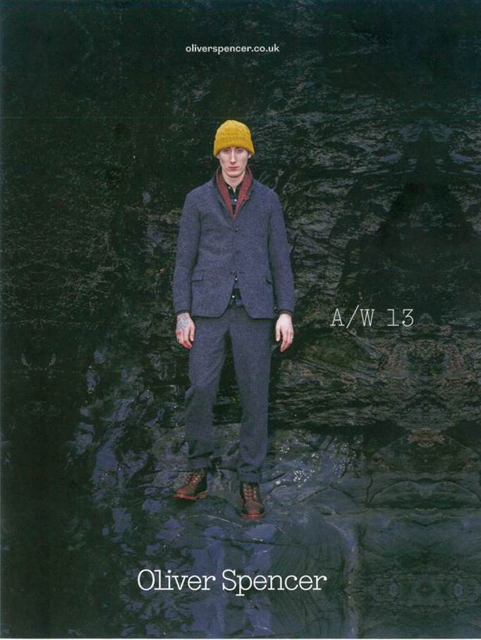 Dan Felton for Oliver Spencer Fall/Winter 2013 Campaign