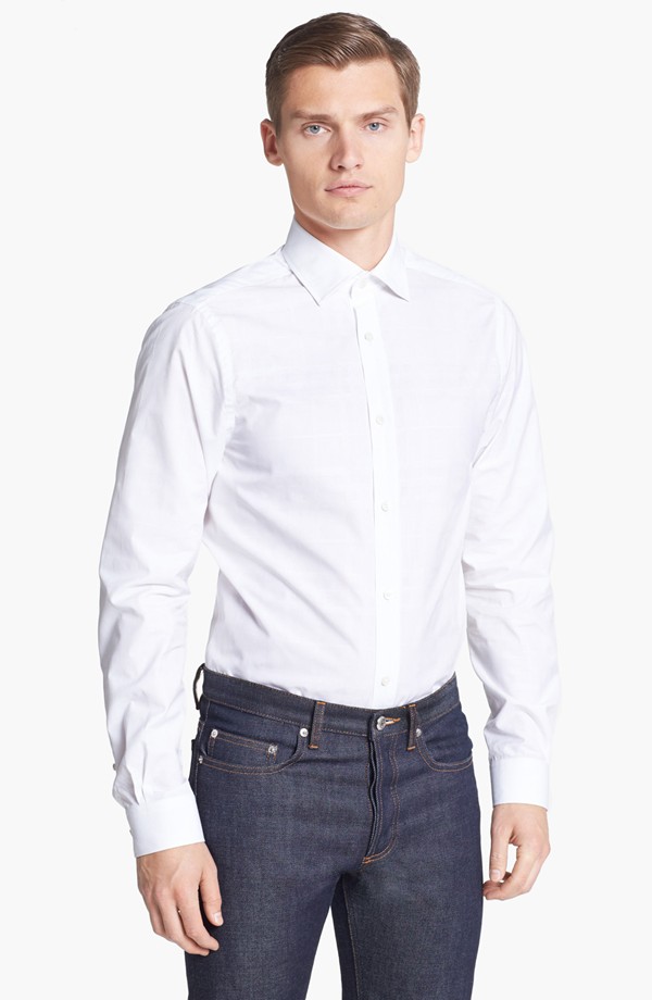 Burberry London Tailored Fit Dress Shirt