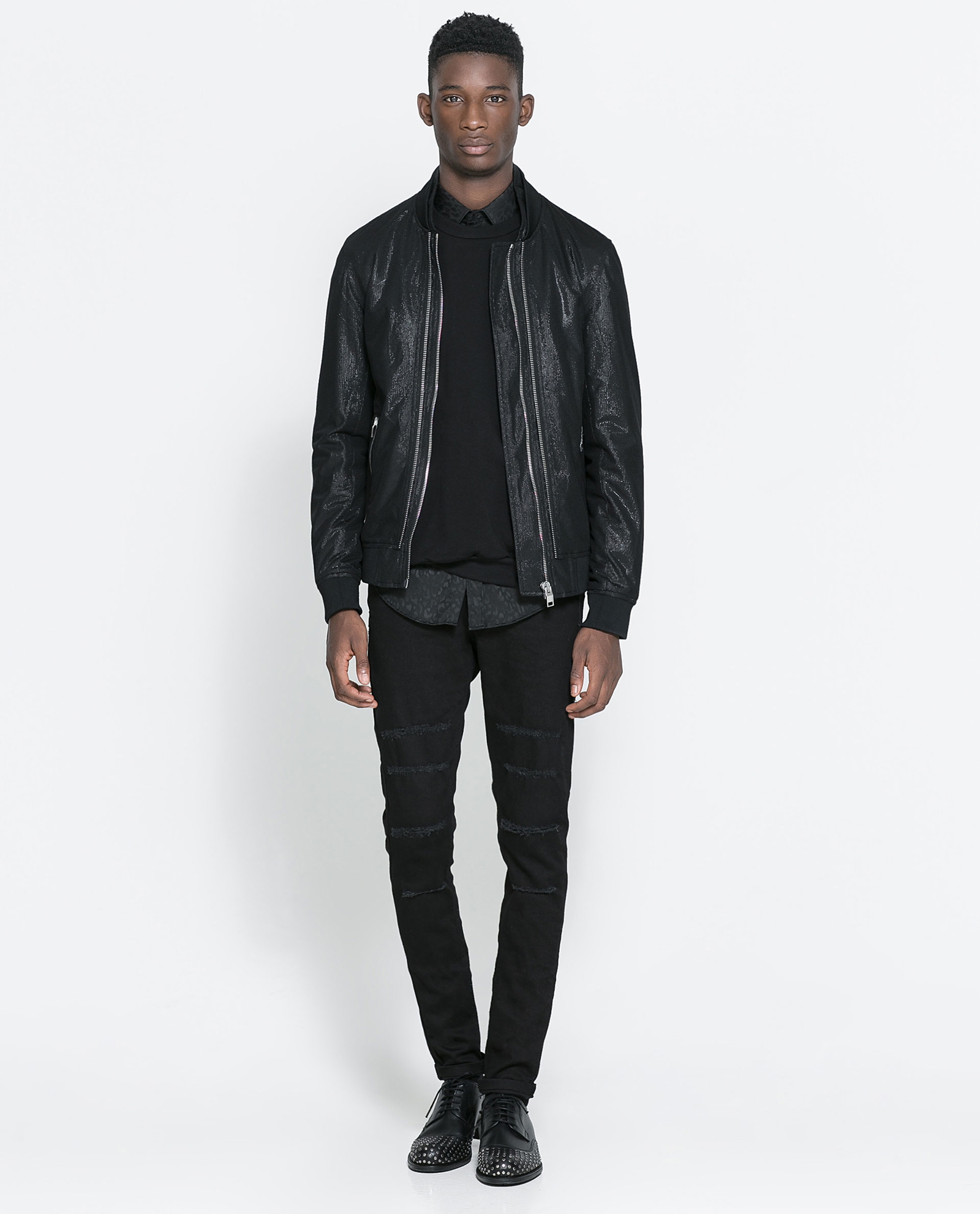Harry Uzoka Dons Holiday Styles for Zara
