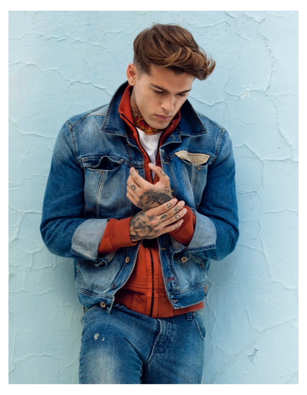 Edu Garcia Shoots Stephen James for a Denim Story in Men’s Health Spain