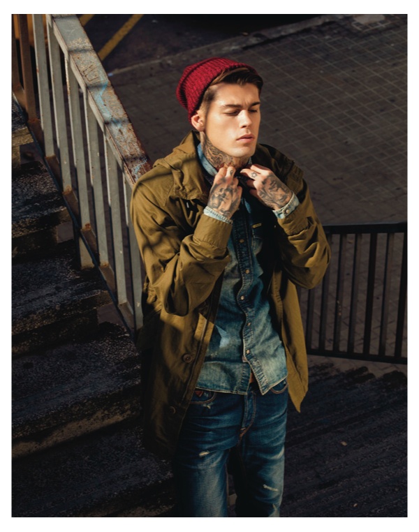 Edu Garcia Shoots Stephen James for a Denim Story in Men's Health Spain ...