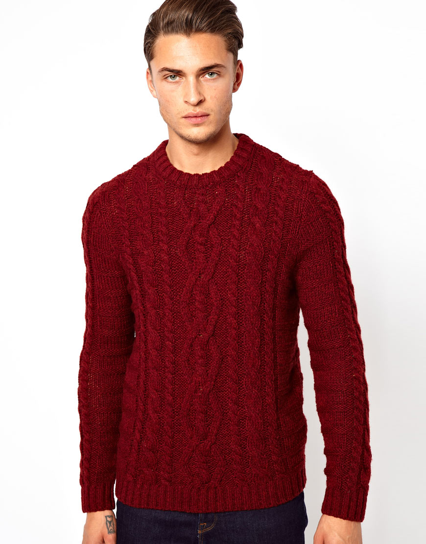 Cable Knit Sweaters for Men