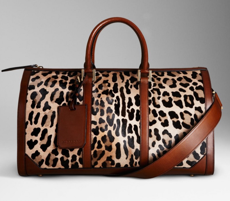 Burberry The Boston in Spotted Animal Print